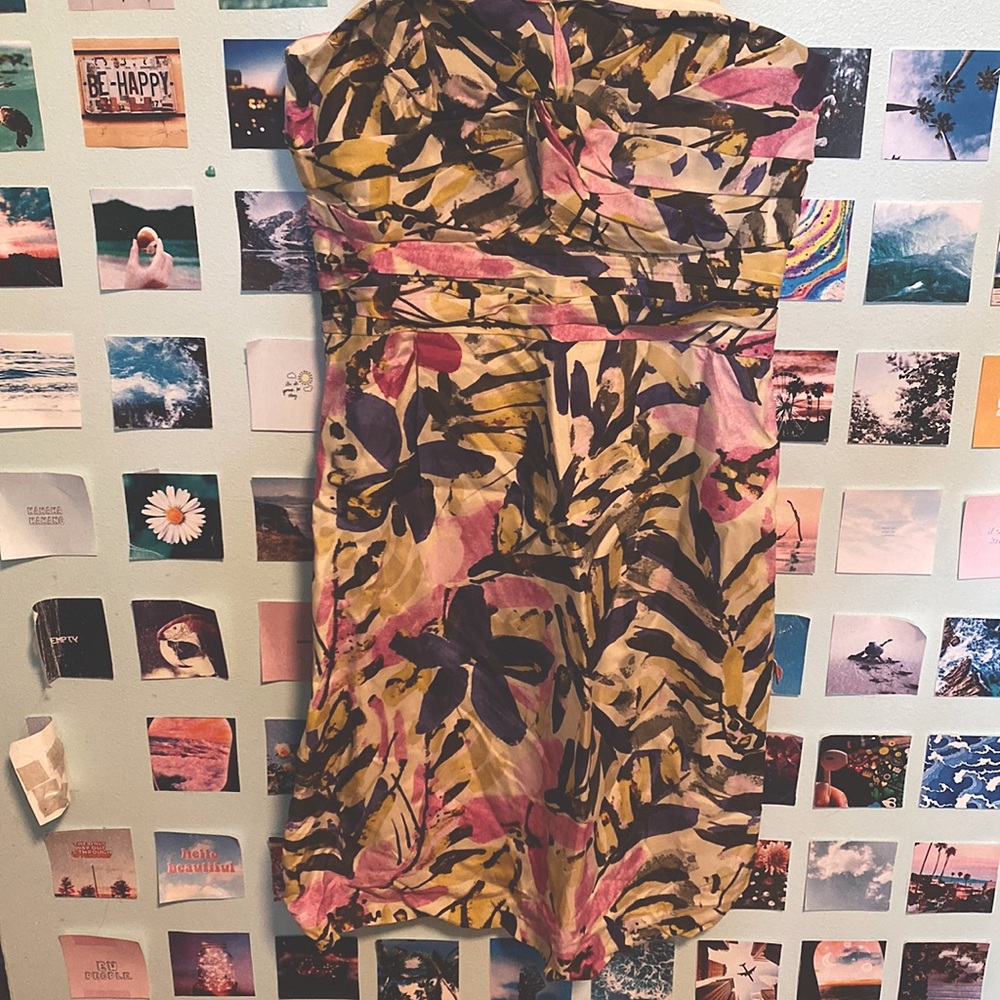 Floral patterned Banana Republic summer dress